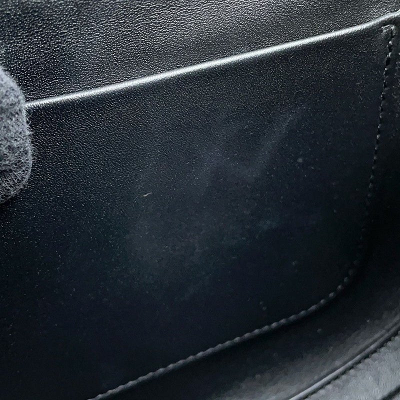 セリーヌ ショルダーバッグ ブザス 16 セーズ レザー 193993 CELINE 黒