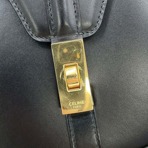 セリーヌ ショルダーバッグ ブザス 16 セーズ レザー 193993 CELINE 黒