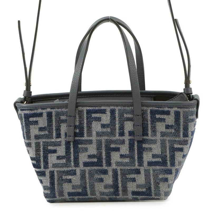 フェンディ ハンドバッグ ロール FFジャカード ミニ 8BS096 2way