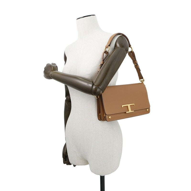 トッズ ショルダーバッグ Tタイムレス ミニ レザー XBWTSIN0100ROR9998 TOD'S 2way