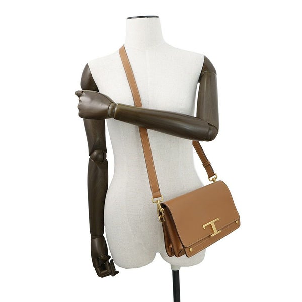 トッズ ショルダーバッグ Tタイムレス ミニ レザー XBWTSIN0100ROR9998 TOD'S 2way