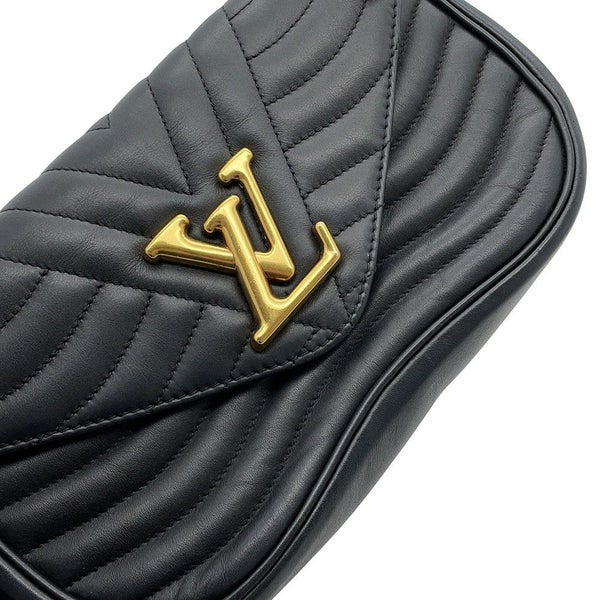 ルイヴィトン ショルダーバッグ ニューウェーブ チェーンバッグMM M51498 LOUIS VUITTON 3wayバッグ ブラック 黒