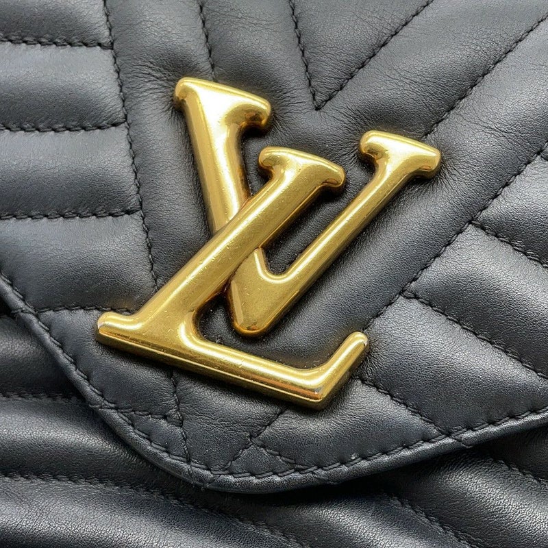ルイヴィトン ショルダーバッグ ニューウェーブ チェーンバッグMM M51498 LOUIS VUITTON 3wayバッグ ブラック 黒