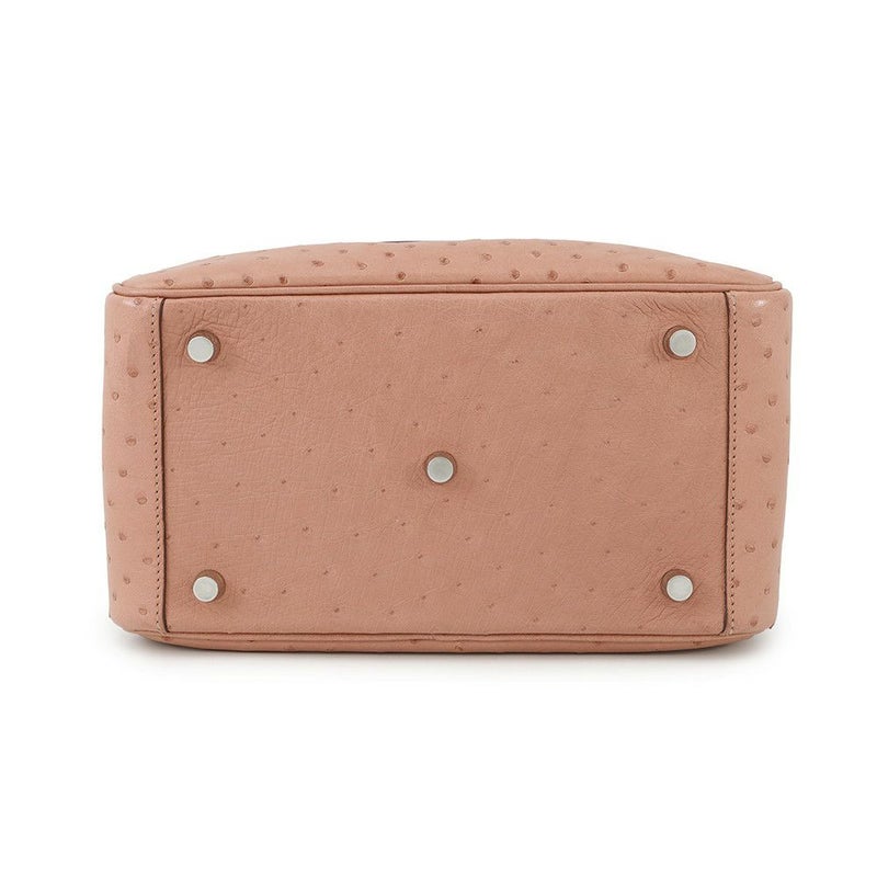 エルメス ハンドバッグ リンディ26  テリキュート/シルバー金具 オーストリッチ T刻印 2wayショルダー