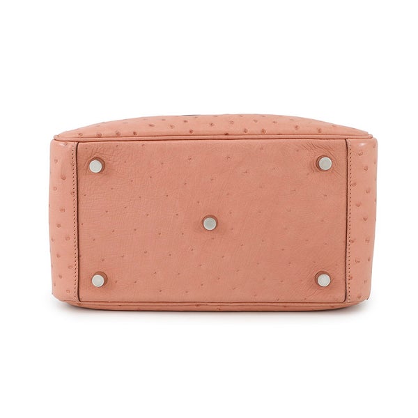 エルメス ハンドバッグ リンディ26  テリキュート/シルバー金具 オーストリッチ T刻印 2wayショルダー