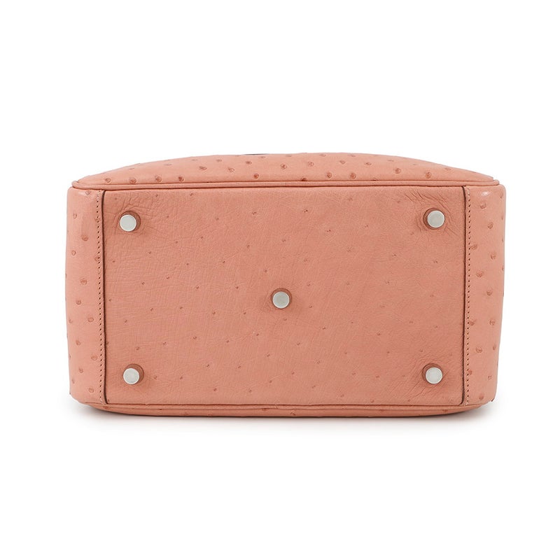 エルメス ハンドバッグ リンディ26  テリキュート/シルバー金具 オーストリッチ T刻印 2wayショルダー