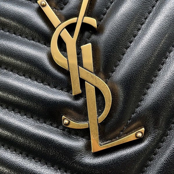 サンローランパリ ショルダーバッグ ルー カメラバッグ レザー 574494 SAINT LAURENT PARIS キルティング 黒