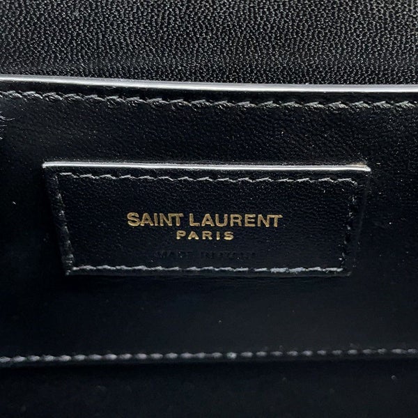 サンローランパリ ショルダーバッグ ジューン ボックス レザー 710080 SAINT LAURENT PARIS バッグ 黒