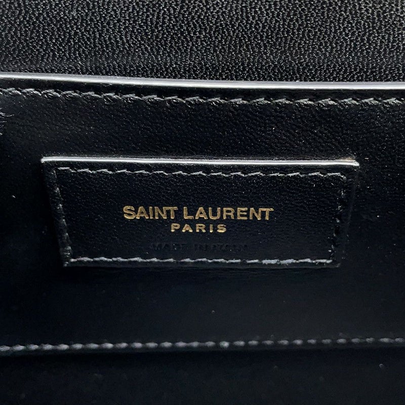 サンローランパリ ショルダーバッグ ジューン ボックス レザー 710080 SAINT LAURENT PARIS バッグ 黒