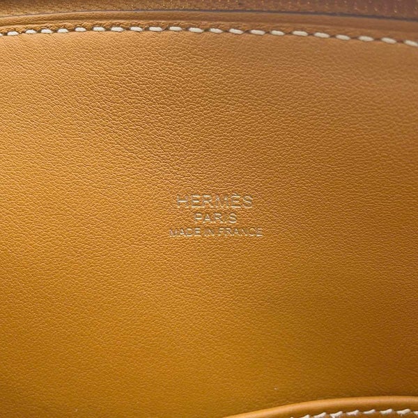 エルメス ボリード1923 25 無秩序 トリコロール ナチュラルサブレ/ゴールド/ハバナ バレニア/スイフト/ヴァッシュハンター U刻印