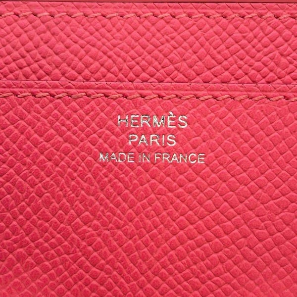 エルメス 長財布 コンスタンス トゥーゴー ロング ローズアザレ/シルバー金具 エプソン W刻印 財布