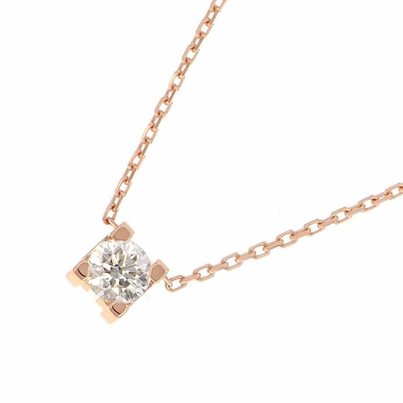 カルティエ ネックレス Cドゥ カルティエ ネックレス ダイヤ 0.26ct K18PGピンクゴールド ペンダント GIA鑑定書付き