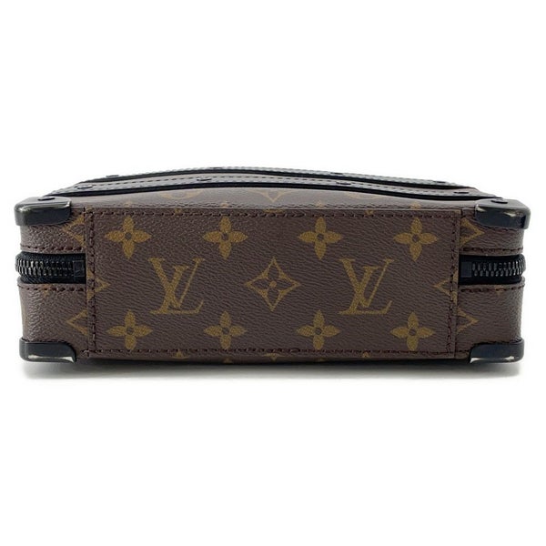 ルイヴィトン ショルダーバッグ モノグラム・マカサー ハンドル・ソフトトランク M45935 LOUIS VUITTON 黒 ブラック