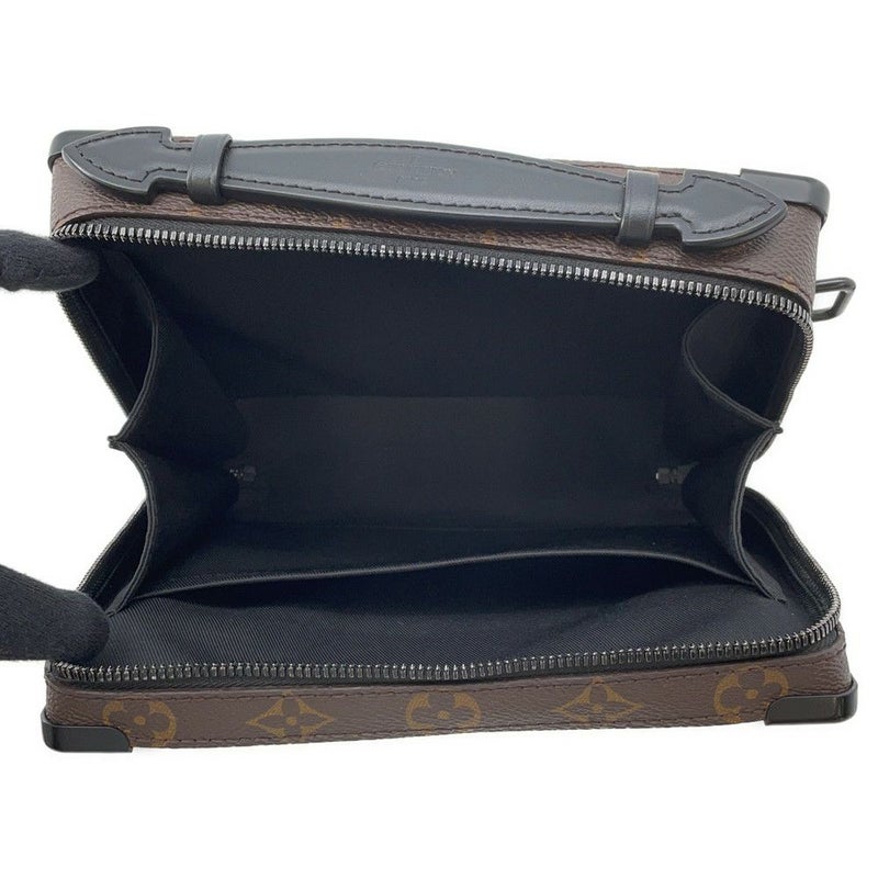 ルイヴィトン ショルダーバッグ モノグラム・マカサー ハンドル・ソフトトランク M45935 LOUIS VUITTON 黒 ブラック