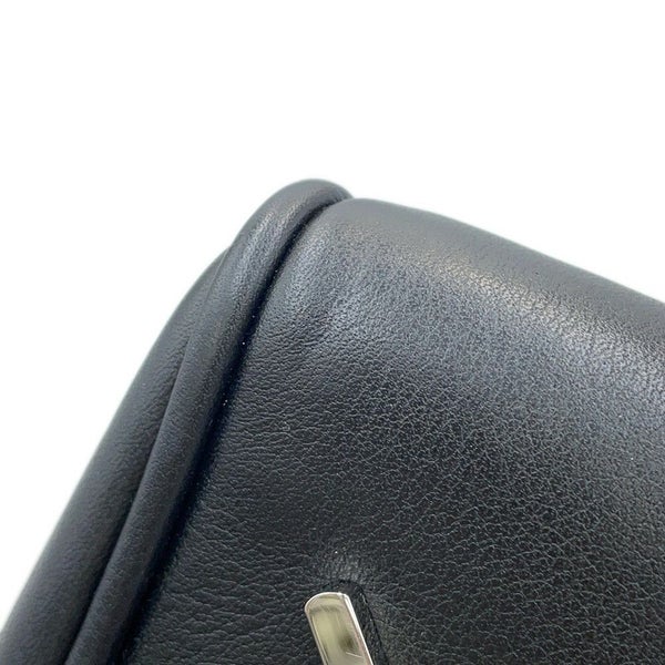 ロエベ ハンドバッグ リピートアナグラム アマソナ75 レザー 301.55.L03 LOEWE 2way 黒