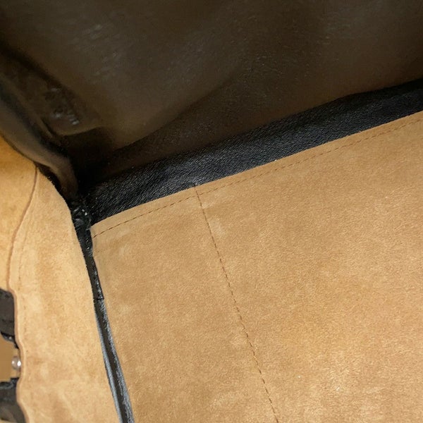 ロエベ ハンドバッグ リピートアナグラム アマソナ75 レザー 301.55.L03 LOEWE 2way 黒