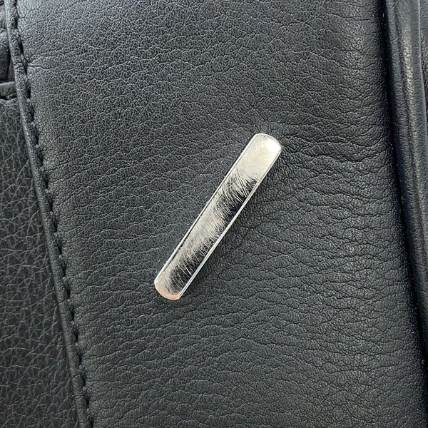 ロエベ ハンドバッグ リピートアナグラム アマソナ75 レザー 301.55.L03 LOEWE 2way 黒