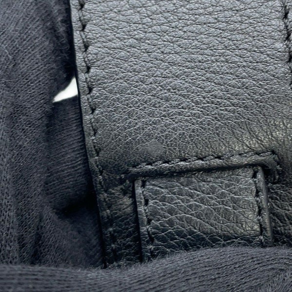 ロエベ ハンドバッグ リピートアナグラム アマソナ75 レザー 301.55.L03 LOEWE 2way 黒