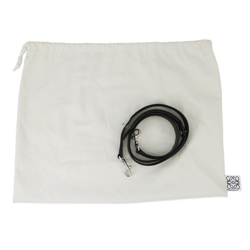 ロエベ ハンドバッグ リピートアナグラム アマソナ75 レザー 301.55.L03 LOEWE 2way 黒