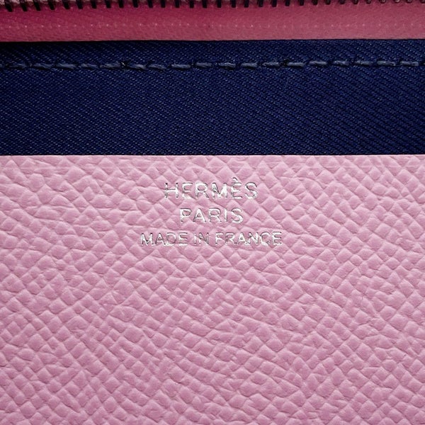 エルメス 長財布 ヌーヴォー・トゥー・ゴー・ジップ モーヴシルベストル/ライム/キュイーブル/マンダリン/シルバー金具 エプソン/スイフト B刻印