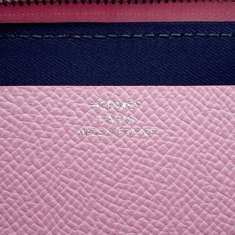 エルメス 長財布 ヌーヴォー・トゥー・ゴー・ジップ モーヴシルベストル/ライム/キュイーブル/マンダリン/シルバー金具 エプソン/スイフト B刻印