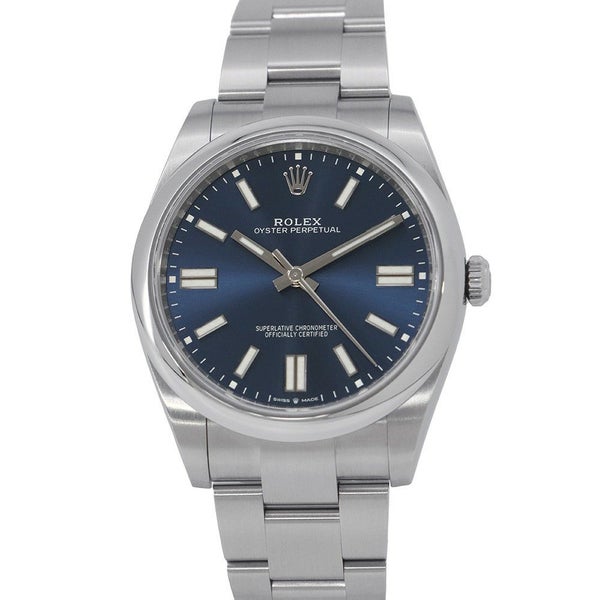 ロレックス オイスターパーペチュアル41 124300 ROLEX 腕時計 ブライトブルー文字盤