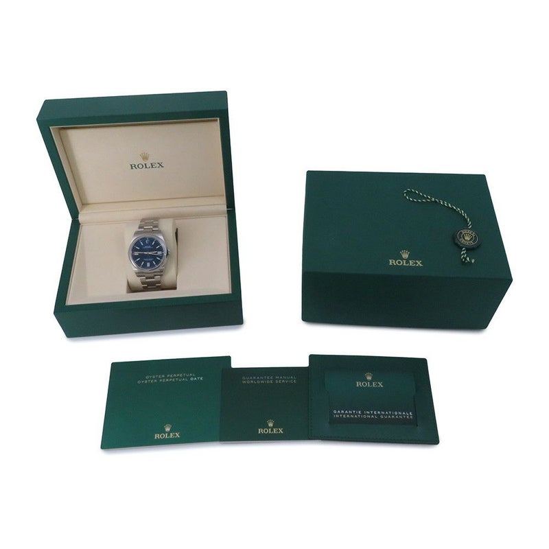 ロレックス オイスターパーペチュアル41 124300 ROLEX 腕時計 ブライトブルー文字盤