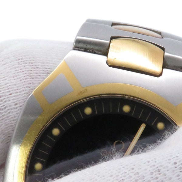 オメガ シーマスター シーマスターポラリス デジタル アナログ デジアナ SS/K18YG OMEGA 腕時計 黒文字盤