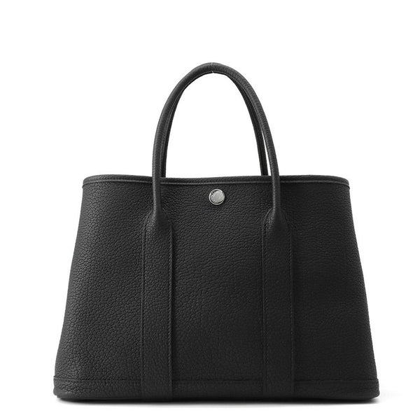 エルメス トートバッグ ガーデンパーティTPM ブラック/シルバー金具 ネゴンダ K刻印 黒