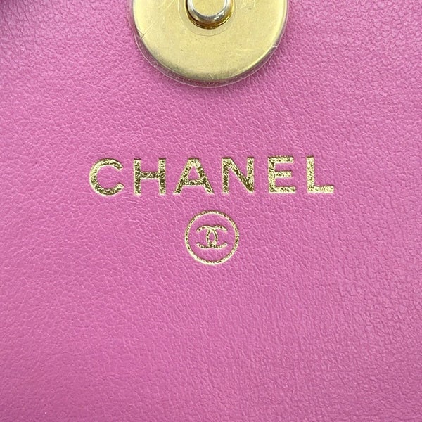 シャネル ボディバッグ ココマーク マトラッセ チェーンベルトバッグ ツイード CHANEL