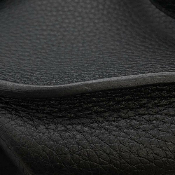 エルメス ハンドバッグ アルザン25 ブラック/シルバー金具 トリヨンクレマンス B刻印 2wayショルダー 黒