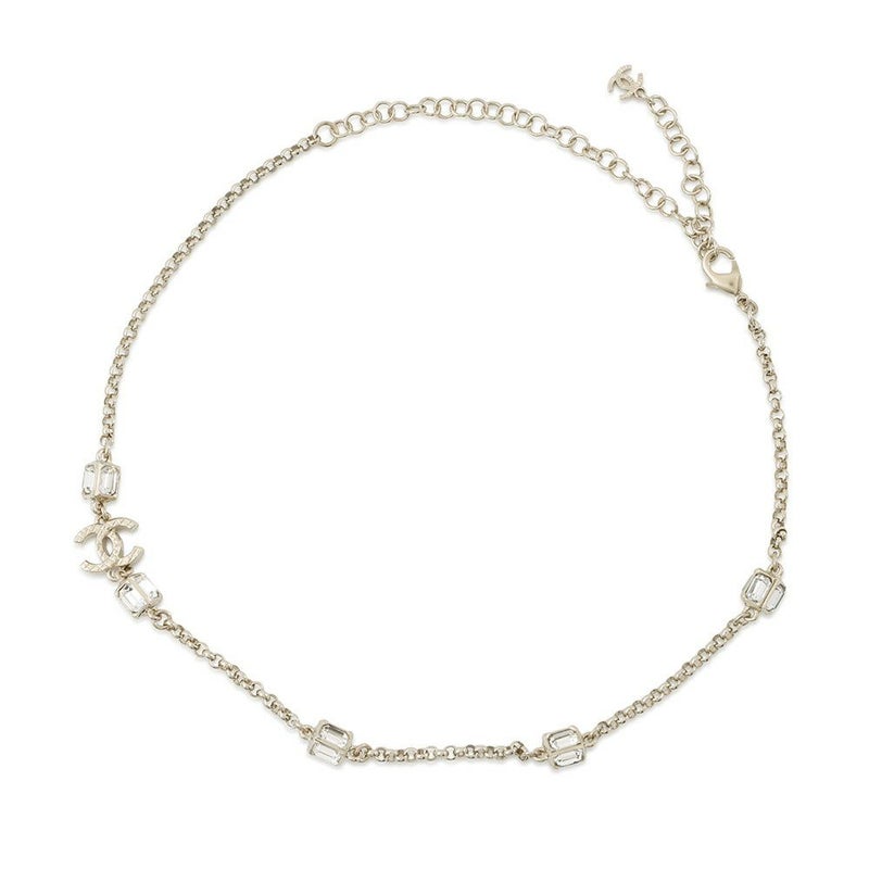 シャネル ネックレス ココマーク ラインストーン A23 K CHANEL アクセサリー