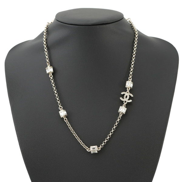 シャネル ネックレス ココマーク ラインストーン A23 K CHANEL アクセサリー