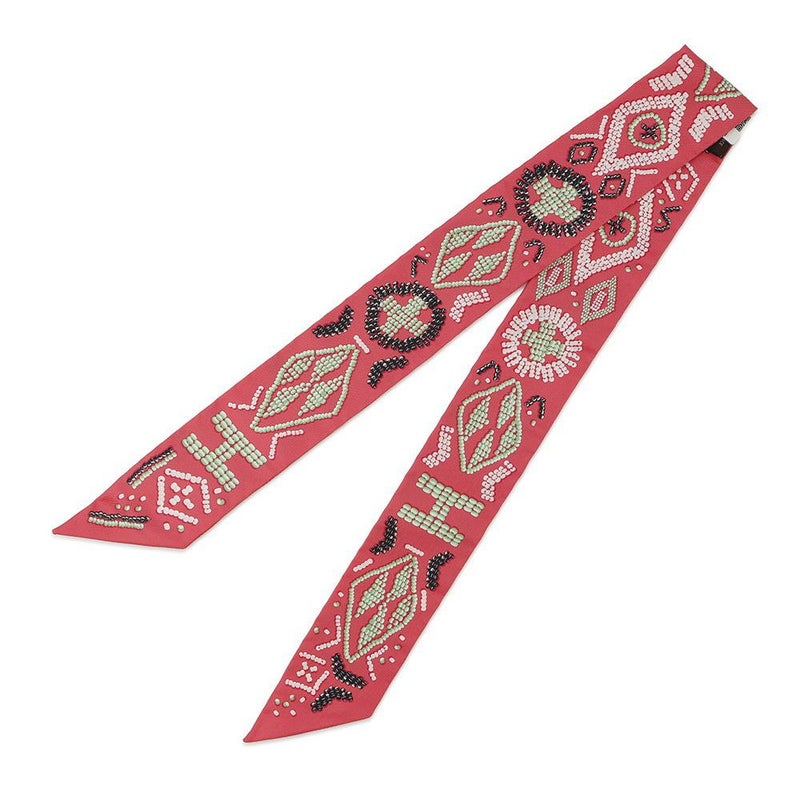 エルメス スカーフ ツイリー ケリーアンペルル Kelly en perles HERMES シルクツイル 2020秋冬