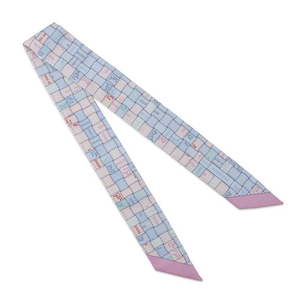 エルメス スカーフ ツイリー ボルデュック・チェック Bolduc au Carre HERMES シルクツイル 2019年秋冬