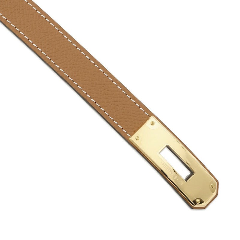 エルメス ケリーベルト ゴールド/ゴールド金具 エプソン B刻印 HERMES べルト