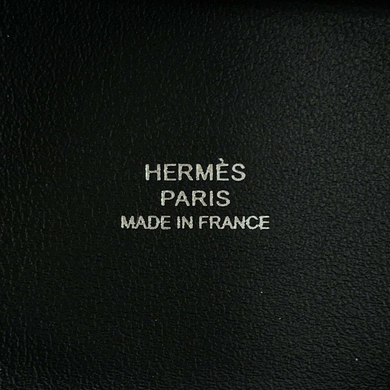 エルメス コインケース バスティア グラファイト ボックスカーフ K刻印 HERMES 小銭入れ