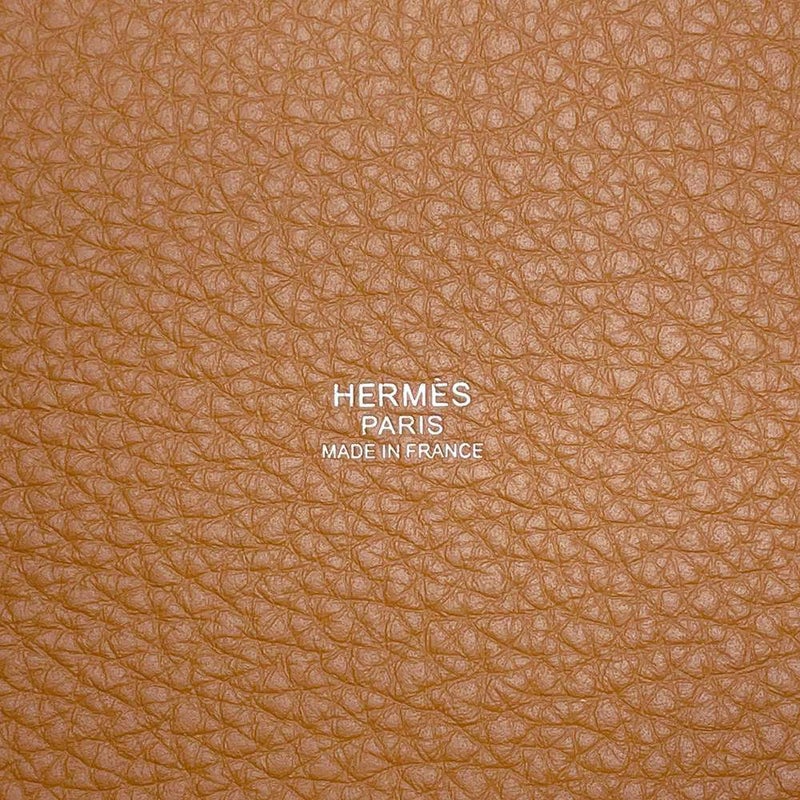 エルメス ハンドバッグ ピコタンロックPM ゴールド/シルバー金具 トリヨンクレマンス W刻印