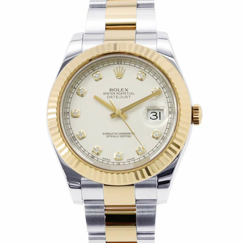 ロレックス デイトジャスト2 116333G ROLEX 腕時計 白文字盤