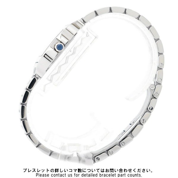 カルティエ サントスドゥモワゼル 2008年クリスマス限定モデル 2000本限定 パープル文字盤