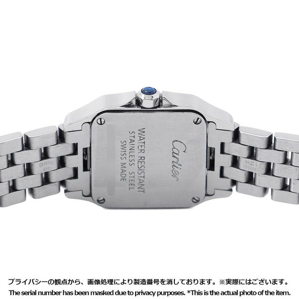 カルティエ サントスドゥモワゼル 2008年クリスマス限定モデル 2000本限定 パープル文字盤