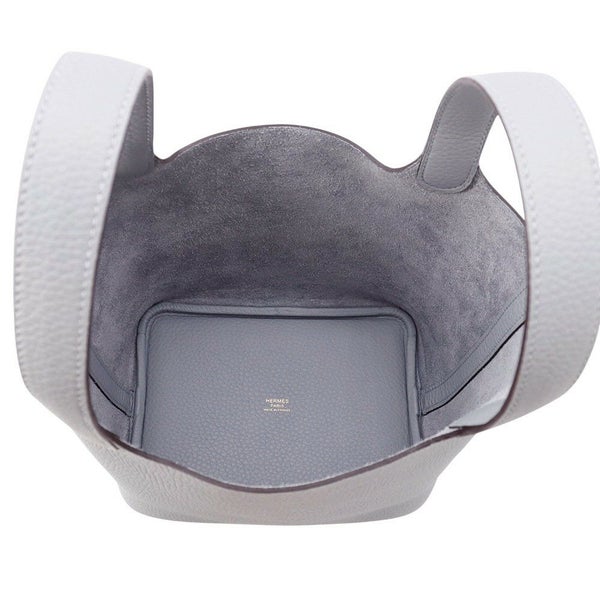 エルメス ハンドバッグ ピコタンロックPM グリパンタン/シャンパンゴールド金具 トリヨンクレマンス K刻印