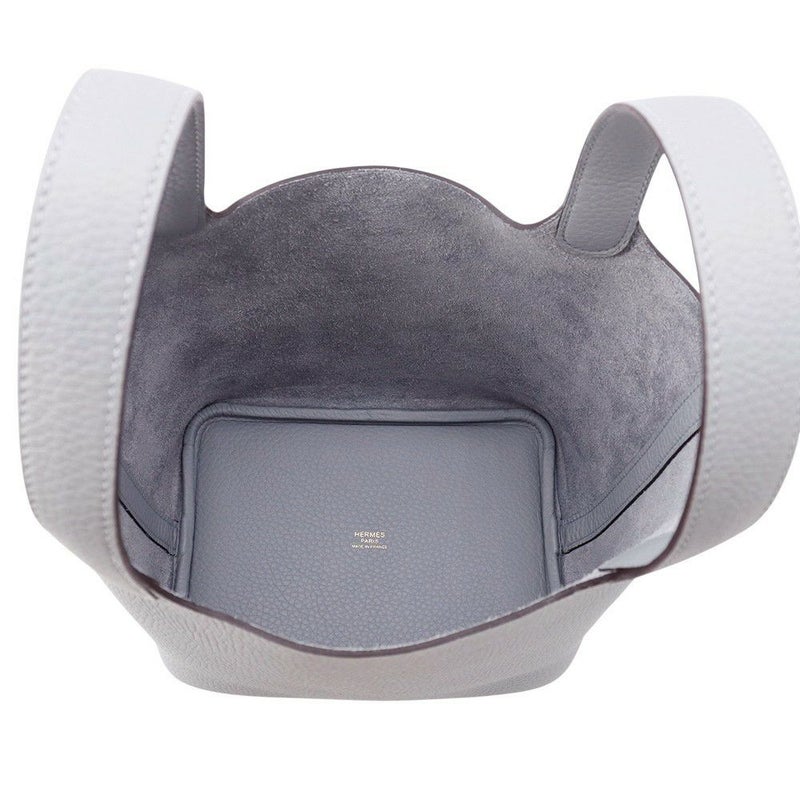 エルメス ハンドバッグ ピコタンロックPM グリパンタン/シャンパンゴールド金具 トリヨンクレマンス K刻印