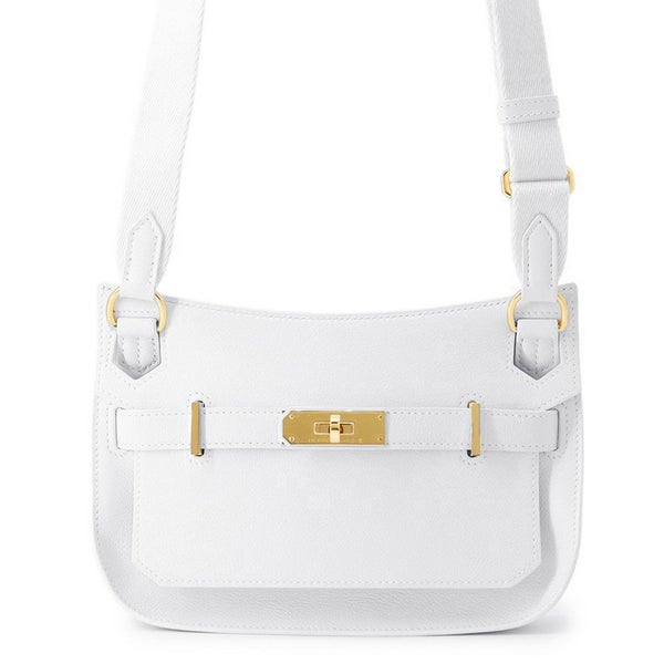 エルメス ジプシエール ミニ ニューホワイト/ゴールド金具 スイフト W刻印