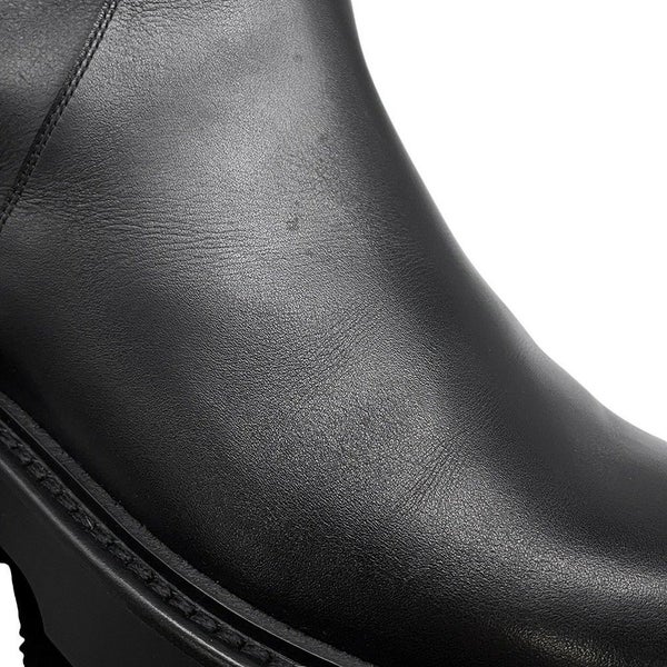 エルメス ショートブーツ ジェフ レザー メンズサイズ41 HERMES 靴 黒