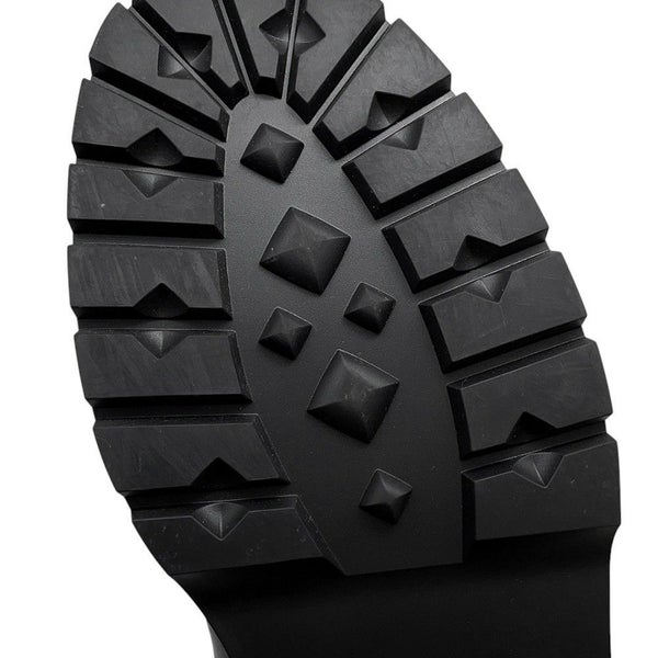 エルメス ショートブーツ ジェフ レザー メンズサイズ41 HERMES 靴 黒