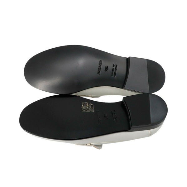 エルメス ローファー ケネディ レザー レディースサイズ36 1/2 HERMES 靴 白