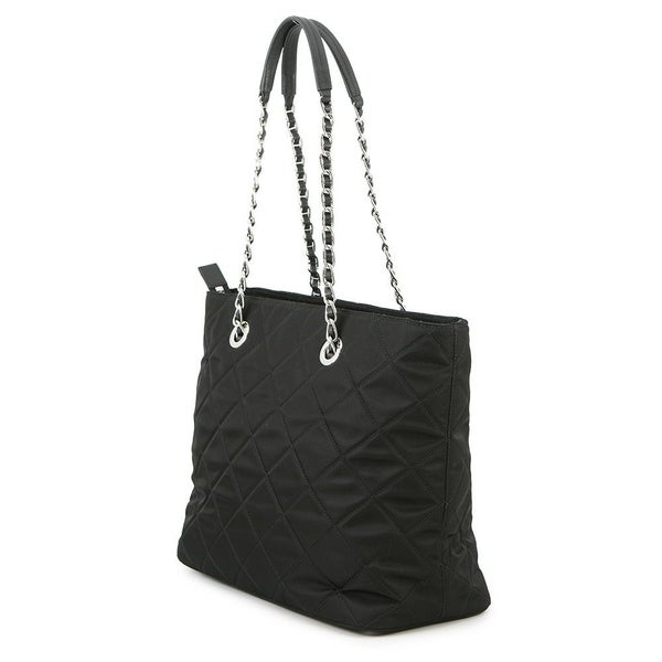プラダ チェーントートバッグ キルティング ナイロン 1BG017 PRADA 黒