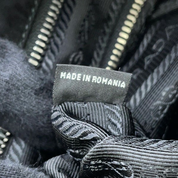 プラダ チェーントートバッグ キルティング ナイロン 1BG017 PRADA 黒