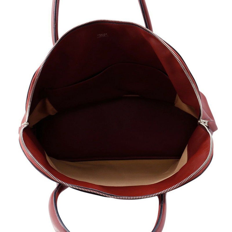 エルメス ハンドバッグ ボリード リラックス 45 ルージュアッシュ/シルバー金具 ヴォーシッキム □K刻印 ソルド品